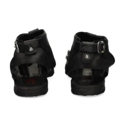 A.S.98 Sandalias planas de Mujer A16069 6002 NEGRO