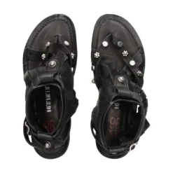 A.S.98 Sandalias planas de Mujer A16069 6002 NEGRO