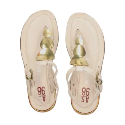 A.S.98 Sandalias planas de Mujer B94004 6572 SILK