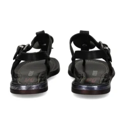 A.S.98 Sandalias planas de Mujer B94004 6002 NEGRO