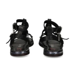 A.S.98 Sandalias planas de Mujer B94002 6002 NEGRO