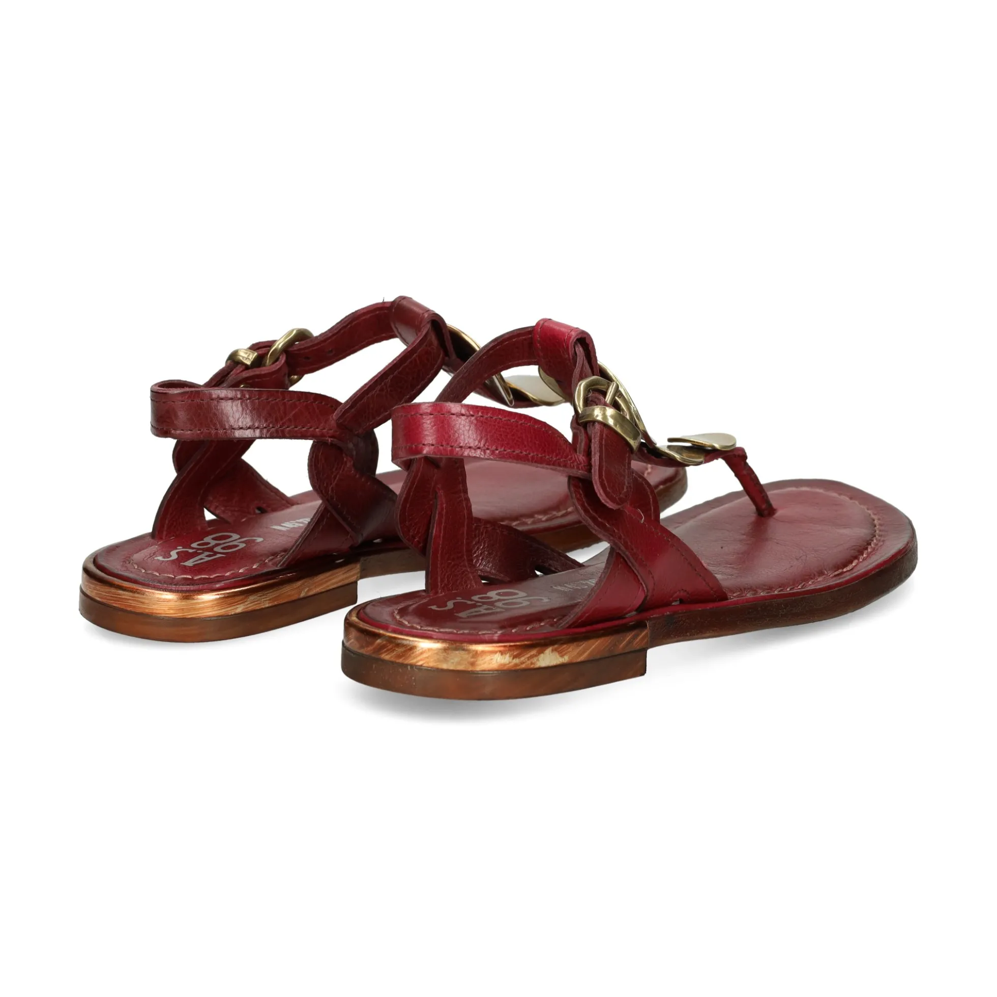 A.S.98 Sandalias planas de Mujer B94004 6235 RIBINO