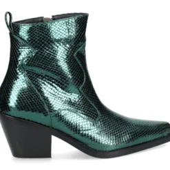 BEFREE Botines con tacón de Mujer SANSE-2320 VERDE