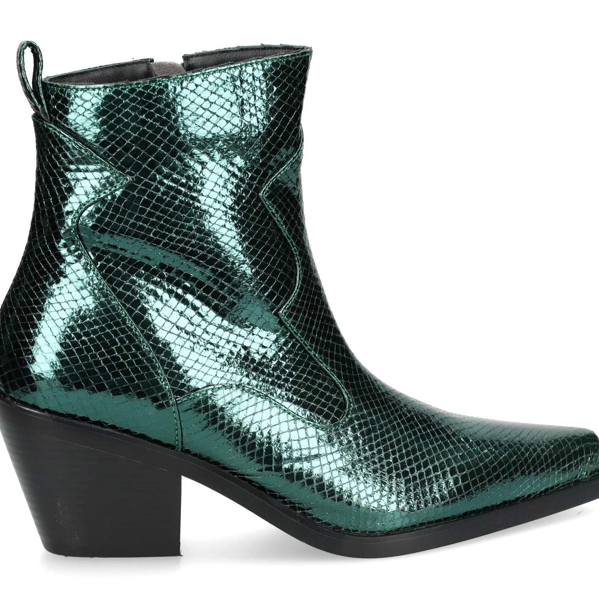 BEFREE Botines con tacón de Mujer SANSE-2320 VERDE