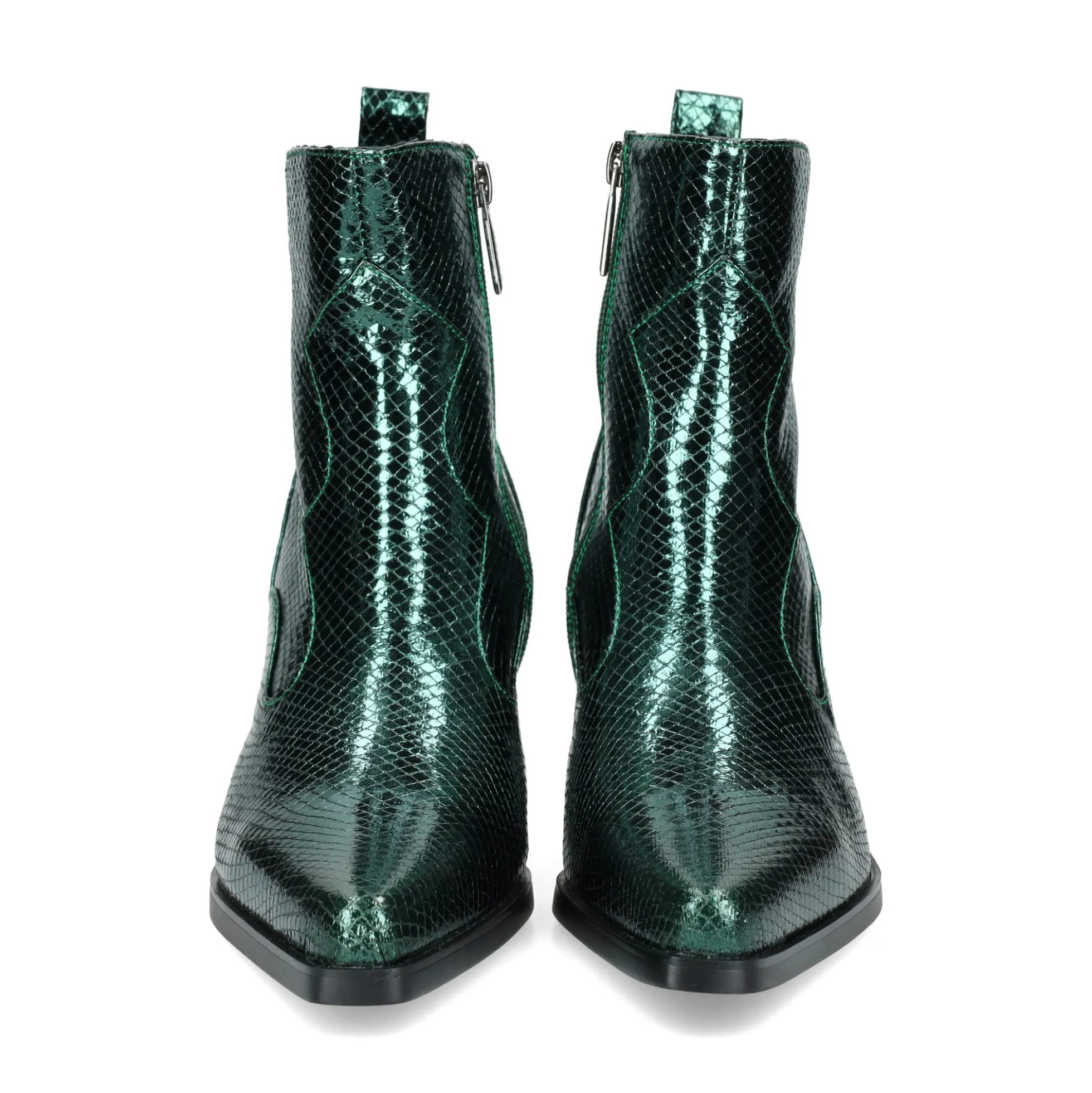 BEFREE Botines con tacón de Mujer SANSE-2320 VERDE