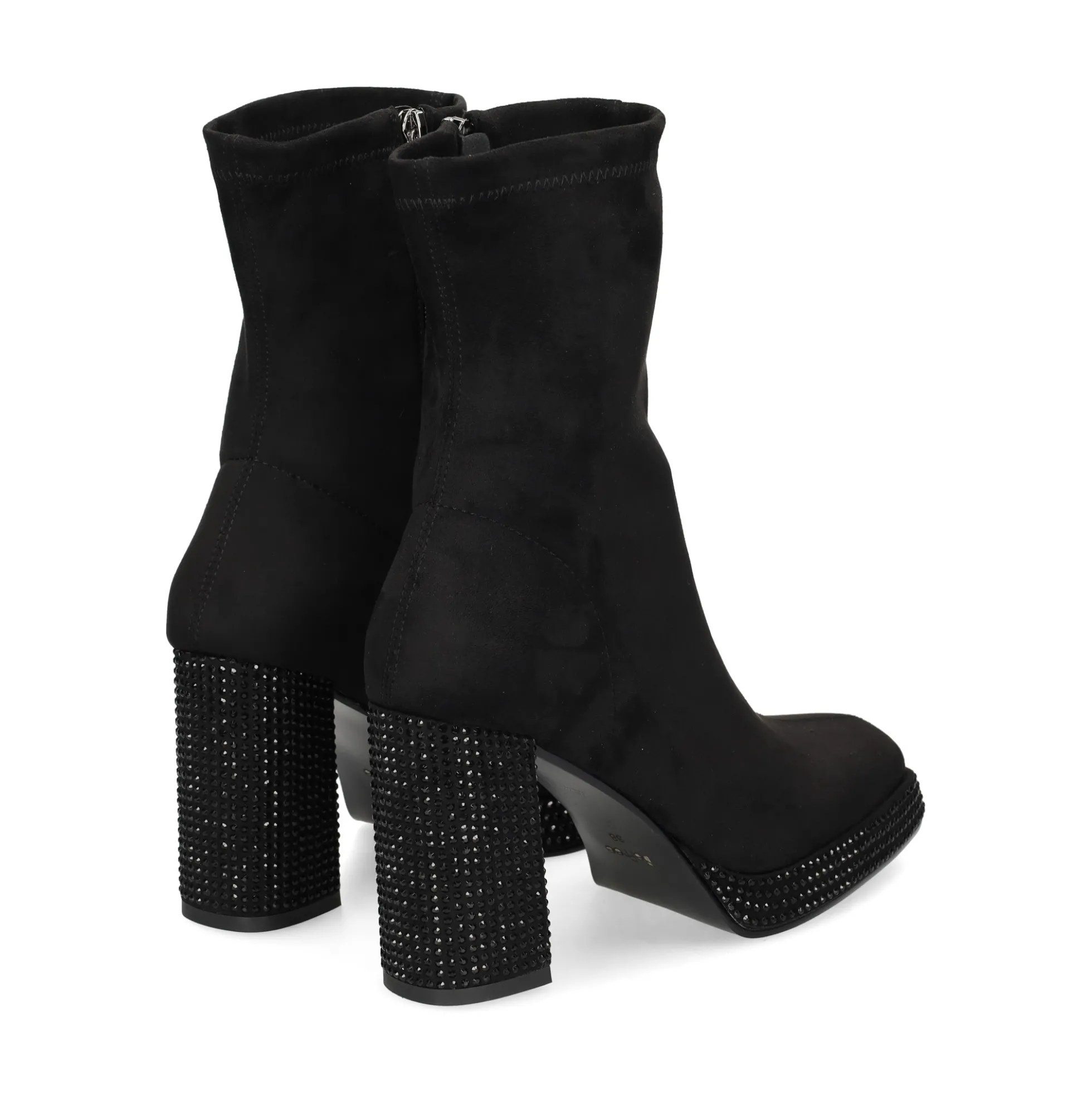 BEFREE Botines con tacón de Mujer SARAY-019 NEGRO