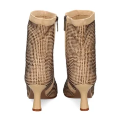 BEFREE Botines con tacón de Mujer ALBA-023 BEIGE