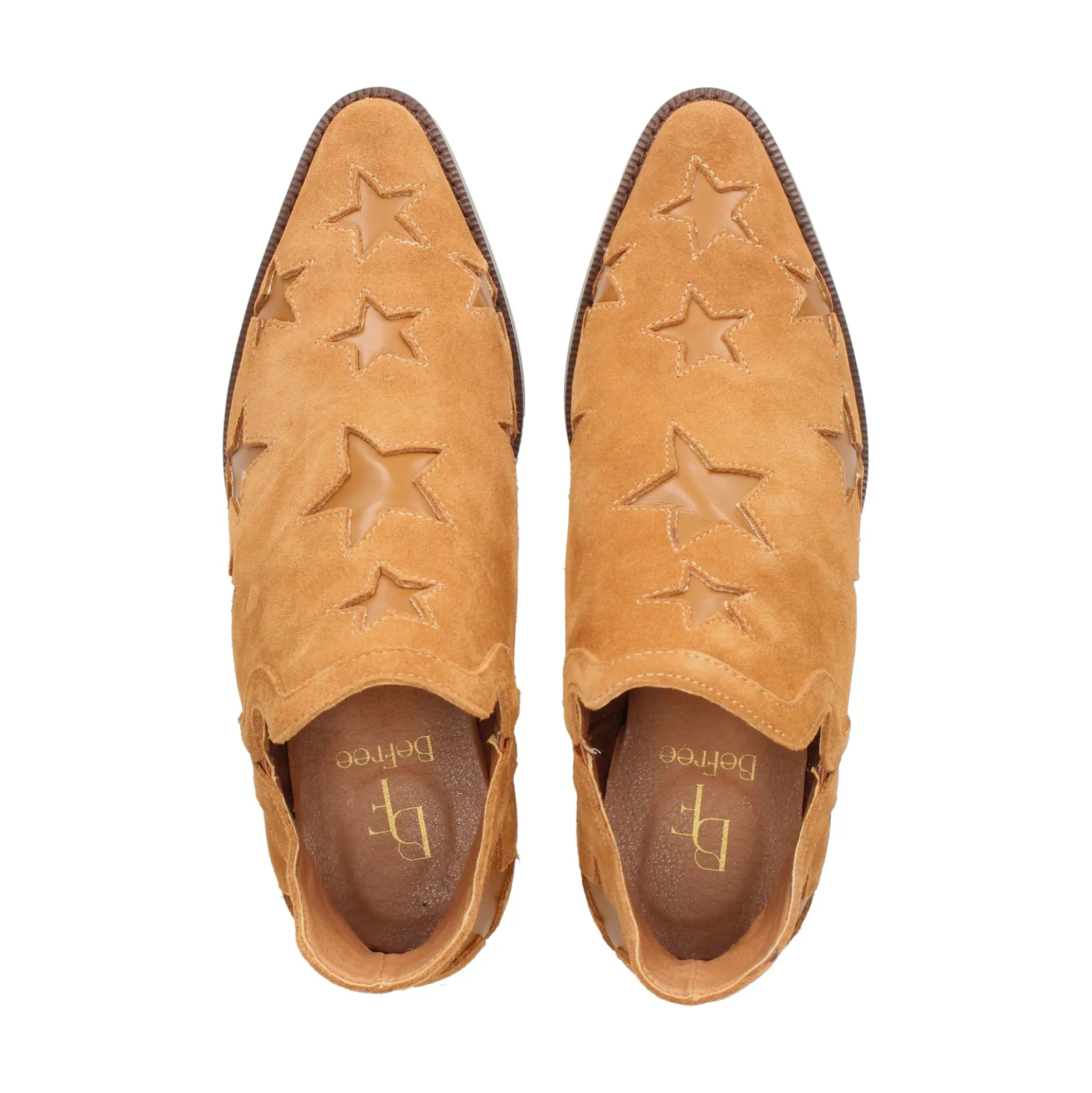 BEFREE Botines planos de Mujer MILAN-015 TAN