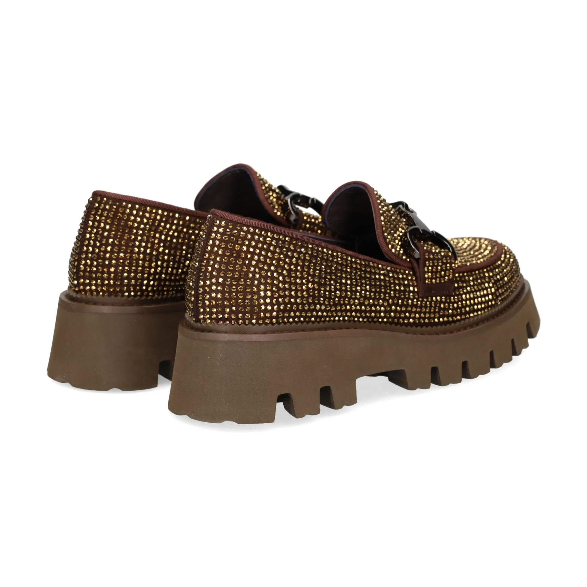 BEFREE Mocasines de Mujer PAULA-307 BRONCE