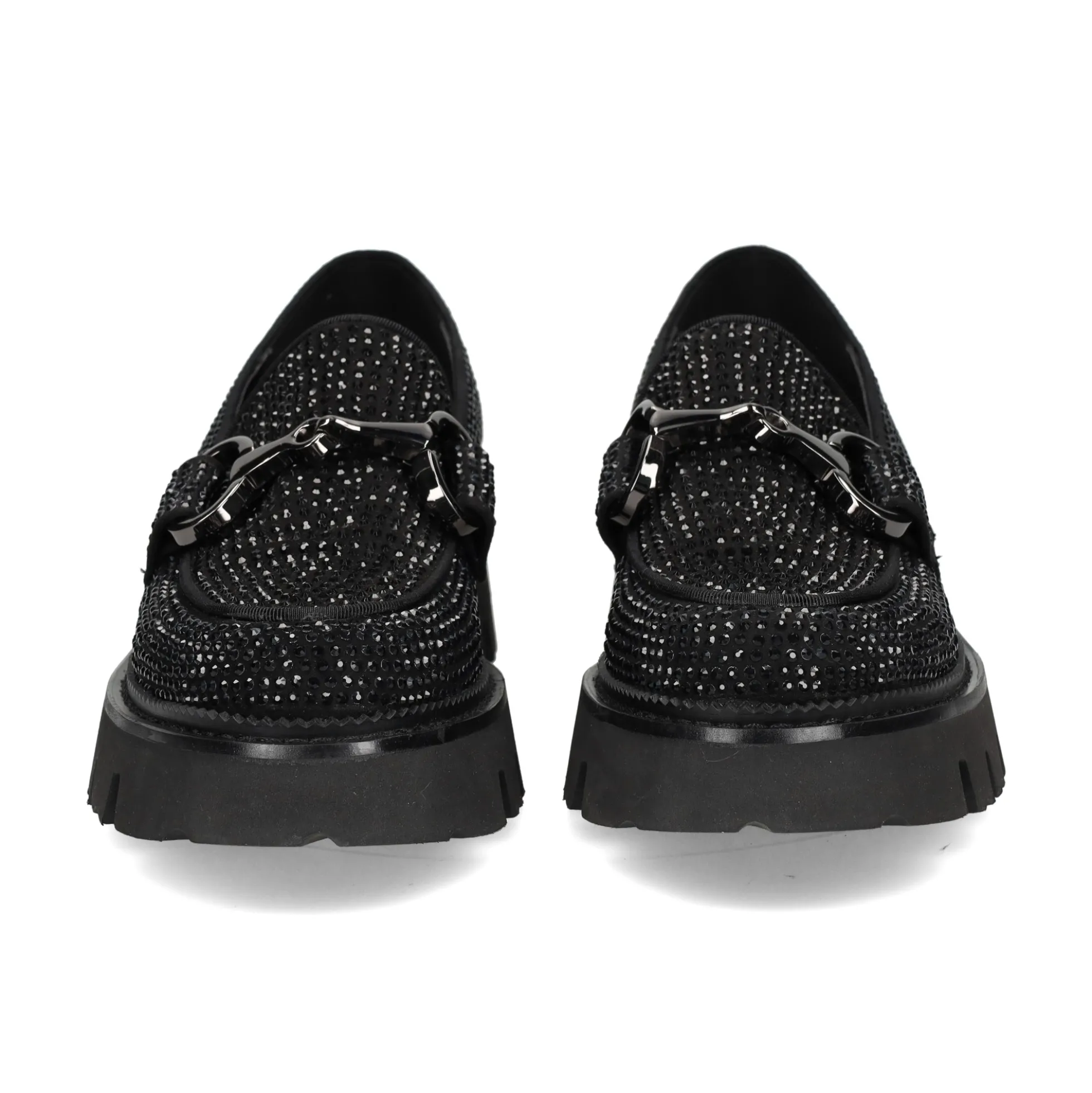 BEFREE Mocasines de Mujer PAULA-307 NEGRO