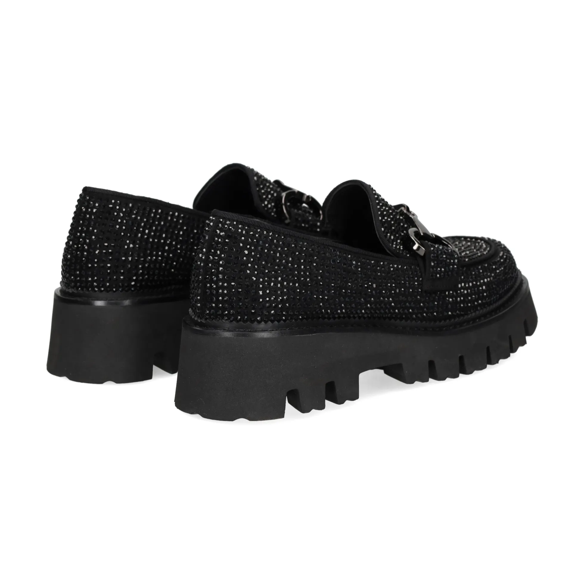 BEFREE Mocasines de Mujer PAULA-307 NEGRO