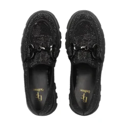 BEFREE Mocasines de Mujer PAULA-307 NEGRO