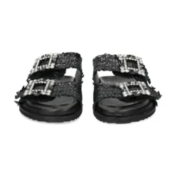 BEFREE Sandalias planas de Mujer VICKY-271 NEGRO