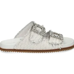 BEFREE Sandalias planas de Mujer VICKY-271 BLANCO