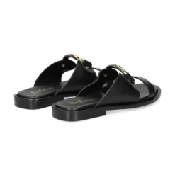 BEFREE Sandalias planas de Mujer NICE-110 NEGRO