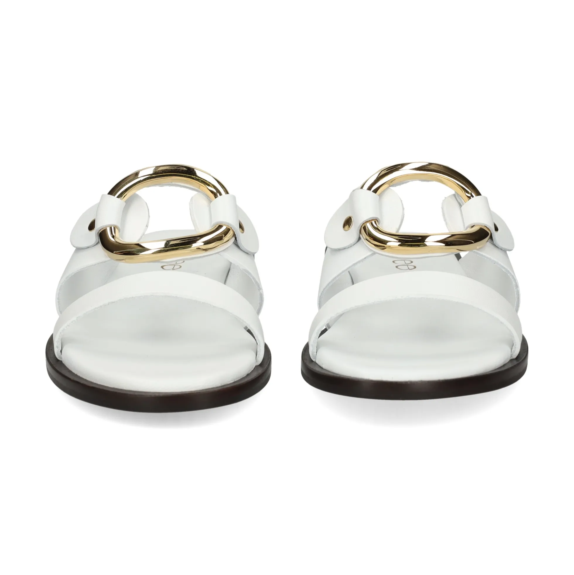BEFREE Sandalias planas de Mujer NICE-110 BLANCO
