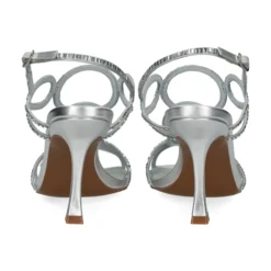 BIBI LOU Sandalias con tacón de Mujer 587Z00VK STONE - PLATA