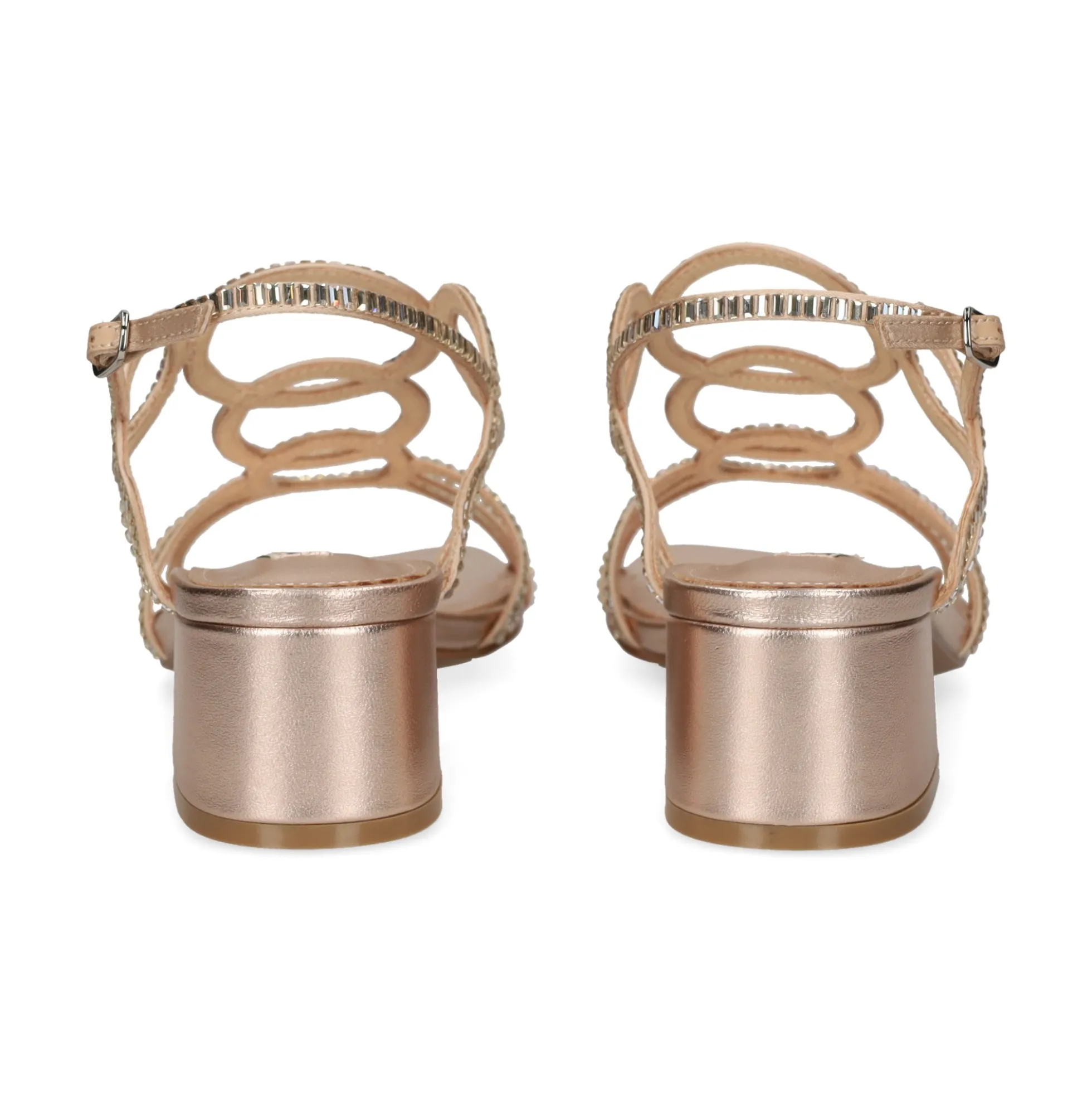 BIBI LOU Sandalias con tacón de Mujer 586Z00VK STONE - COBRE