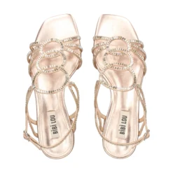BIBI LOU Sandalias con tacón de Mujer 586Z00VK STONE - COBRE