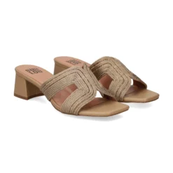 BIBI LOU Sandalias con tacón de Mujer 879Z94HG CAMEL