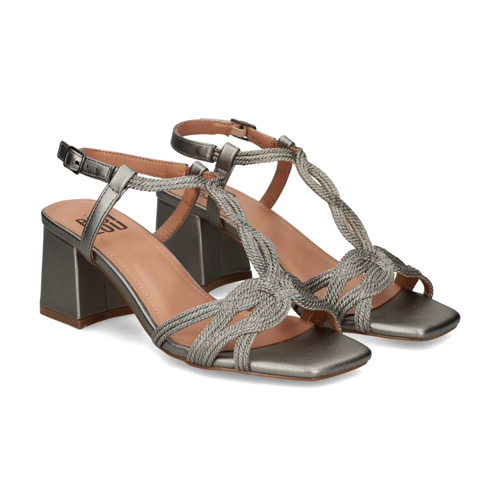 BIBI LOU Sandalias con tacón de Mujer 855Z94HG PLOMO