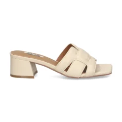 BIBI LOU Sandalias con tacón de Mujer 761Z10VK OFF WHITE
