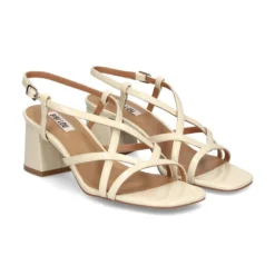 BIBI LOU Sandalias con tacón de Mujer 713Z21VK OFF WHITE