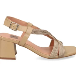 BIBI LOU Sandalias con tacón de Mujer 850Z94HG CAMEL