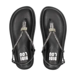 BIBI LOU Sandalias planas de Mujer 893Z99HG NEGRO
