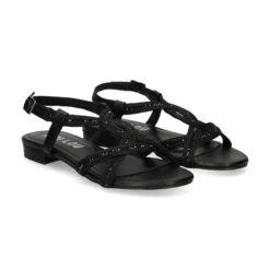 BIBI LOU Sandalias planas de Mujer 820Z94HG NEGRO