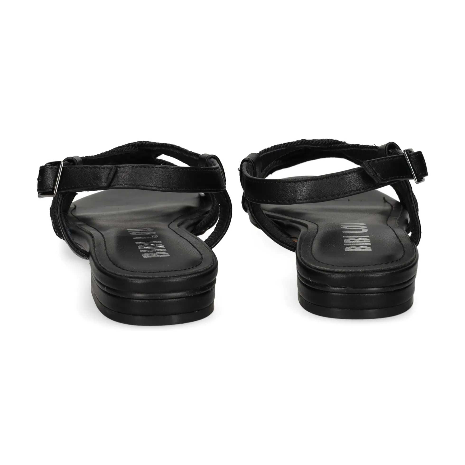 BIBI LOU Sandalias planas de Mujer 820Z94HG NEGRO