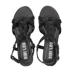 BIBI LOU Sandalias planas de Mujer 820Z94HG NEGRO