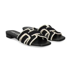BIBI LOU Sandalias planas de Mujer 760Z87VK NEGRO