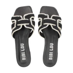 BIBI LOU Sandalias planas de Mujer 760Z87VK NEGRO