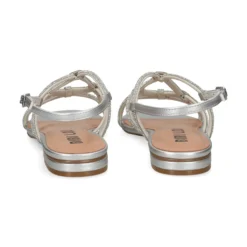 BIBI LOU Sandalias planas de Mujer 859Z00HG PLATA