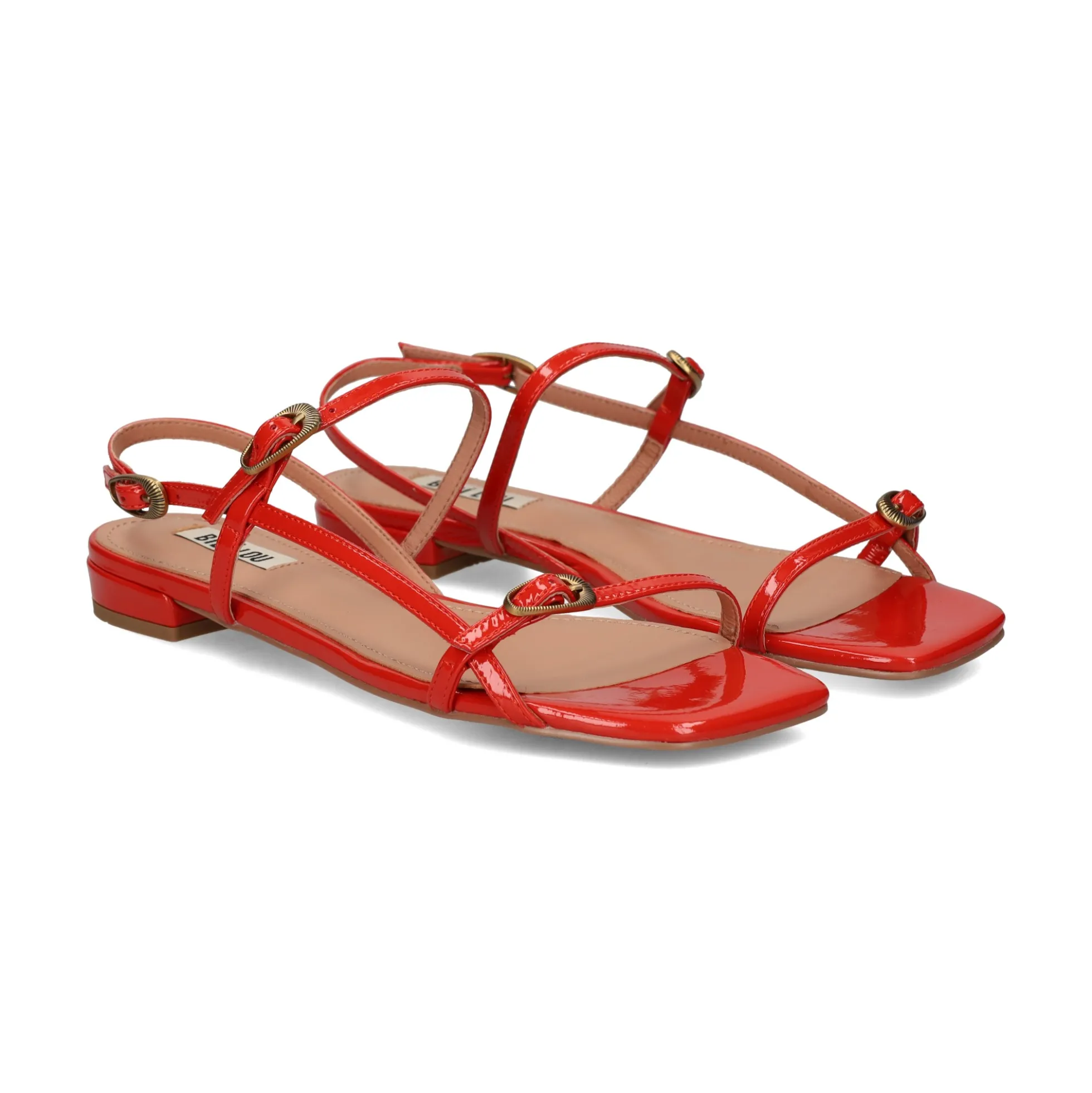BIBI LOU Sandalias planas de Mujer 673Z21VK ROJO