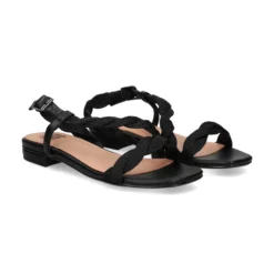 BIBI LOU Sandalias planas de Mujer 873Z94HG NEGRO