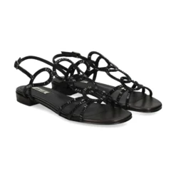 BIBI LOU Sandalias planas de Mujer 584Z00VK NEGRO