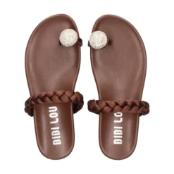 BIBI LOU Sandalias planas de Mujer 880Z80HG MARRON