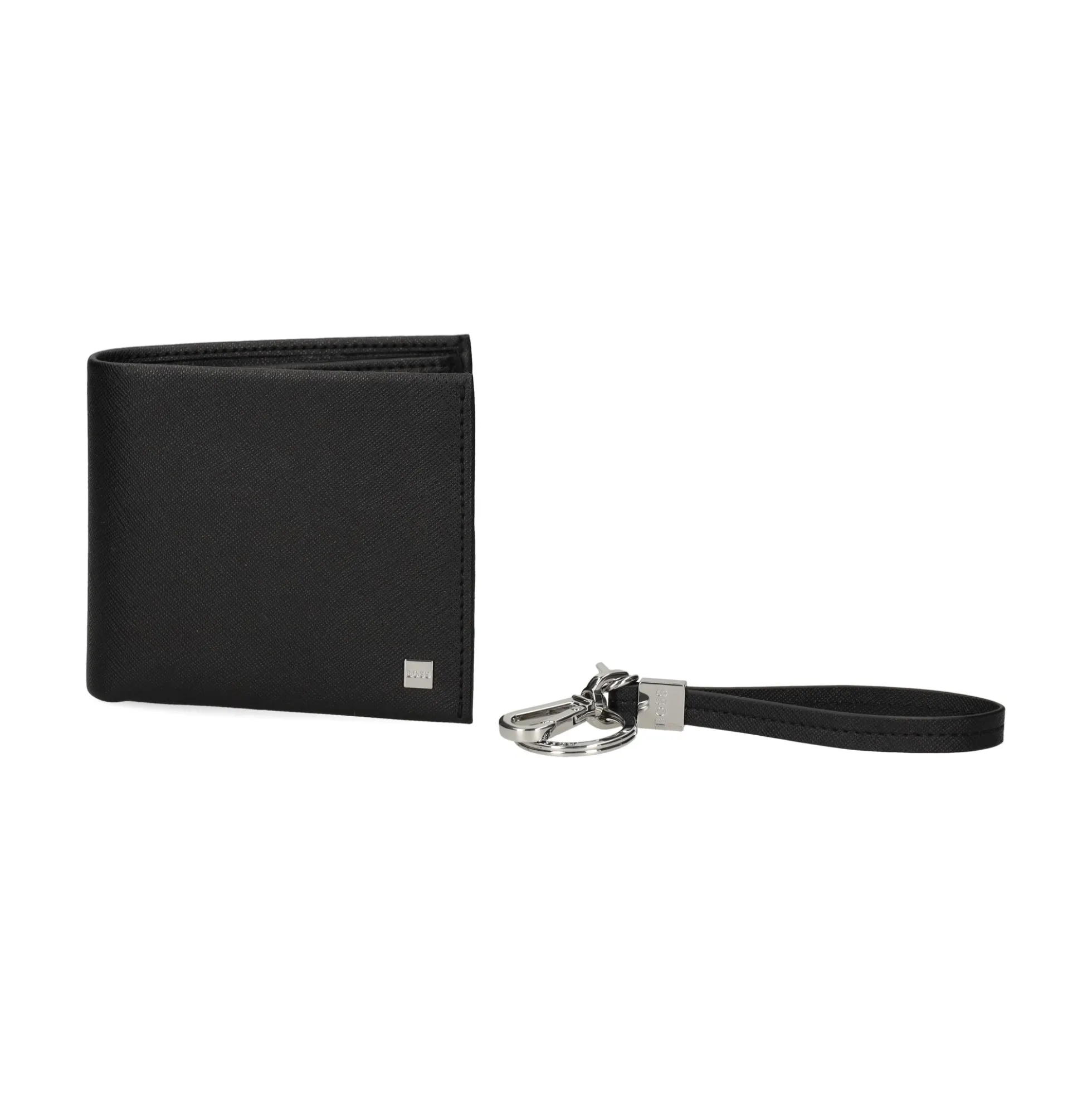 BOSS Billeteras GB_Pin 4cc&Keyring 10247449 001 NEGRO