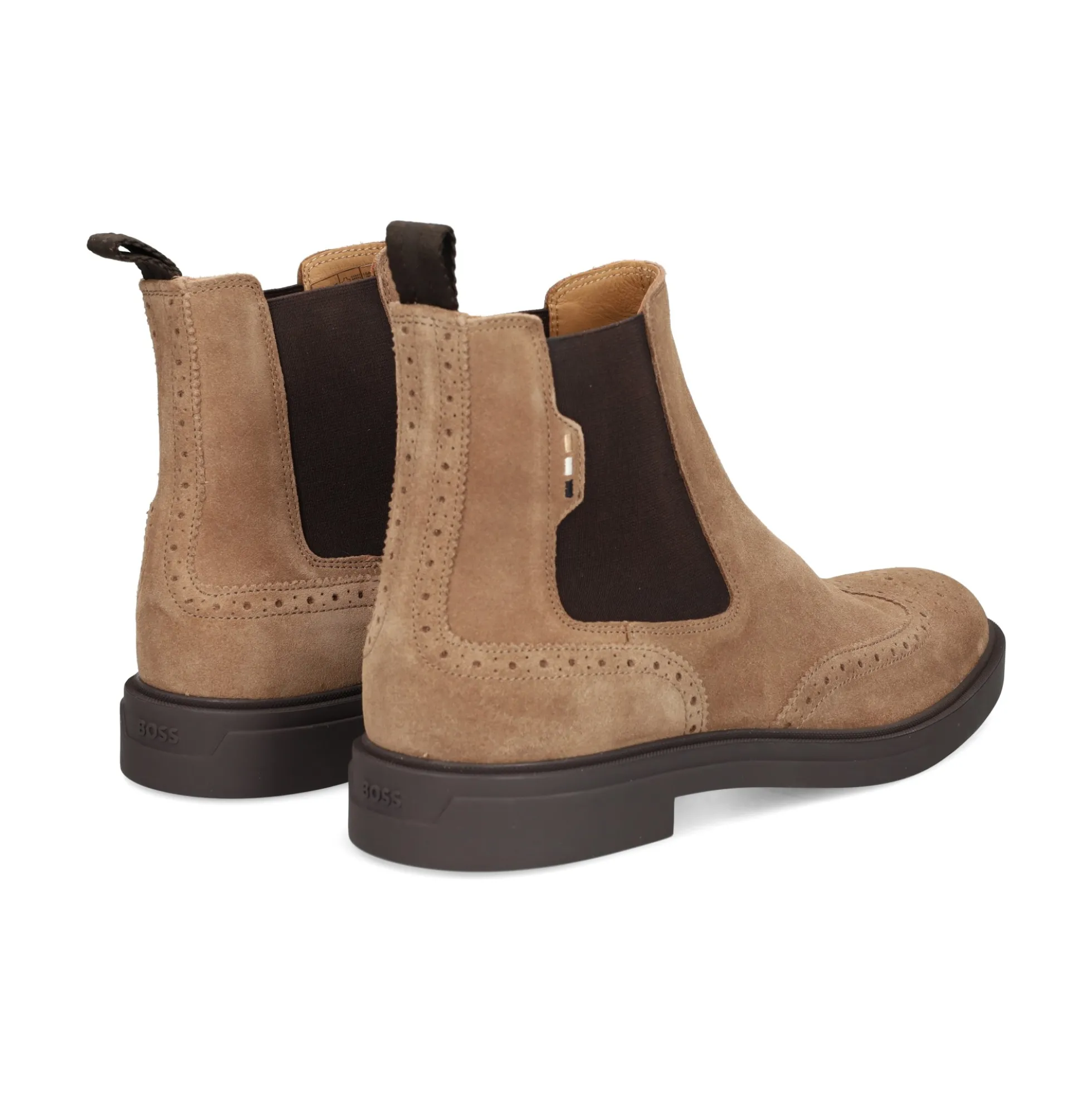 BOSS Botines de Hombre Calev_Cheb_brsd 260 Medium Beig