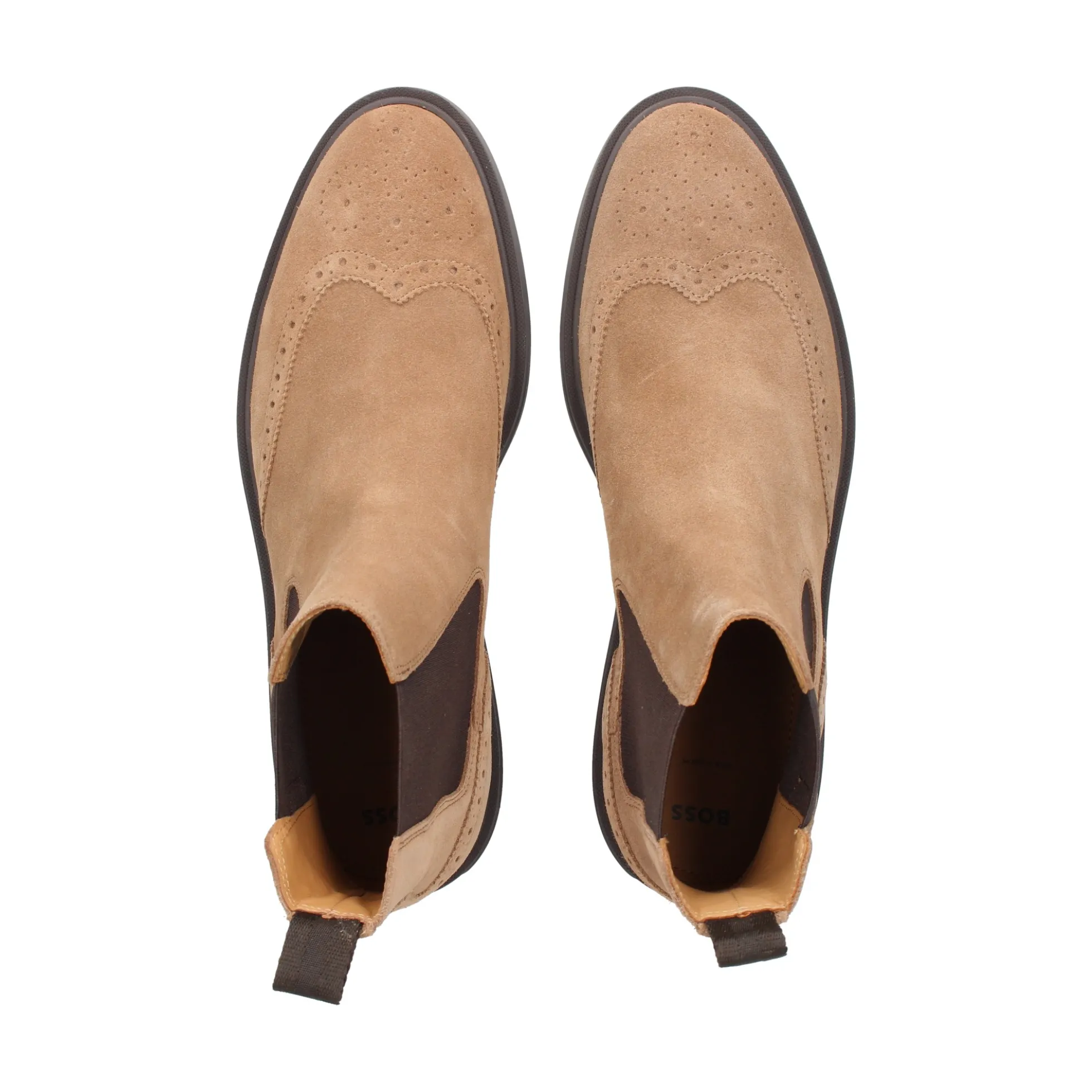 BOSS Botines de Hombre Calev_Cheb_brsd 260 Medium Beig