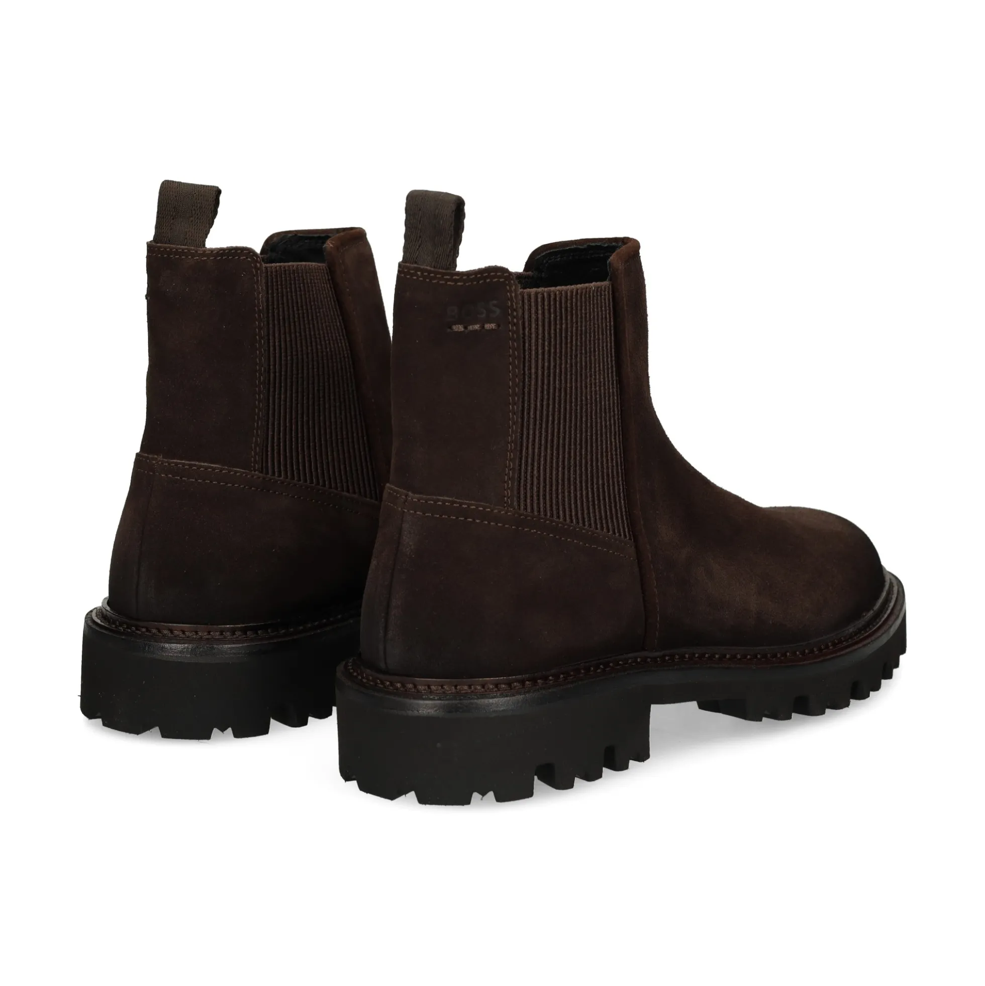 BOSS Botines de Hombre Julyo_Cheb_sde 202 Dark Brown