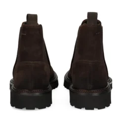 BOSS Botines de Hombre Julyo_Cheb_sde 202 Dark Brown