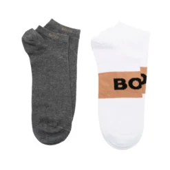 BOSS Calcetines 2P AS Logo Col CC 102 Natural