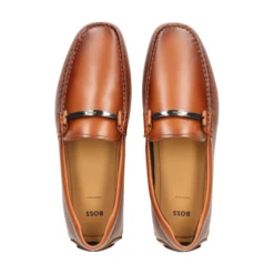 BOSS Mocasines de Hombre Noel_Mocc_ltfhw 210 MEDIUM BROW