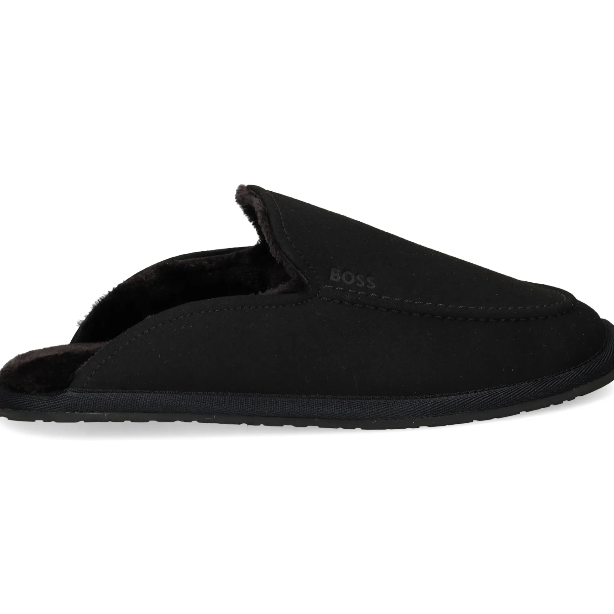 BOSS Pantuflas de Hombre Home_Mule_msfr 001 NEGRO