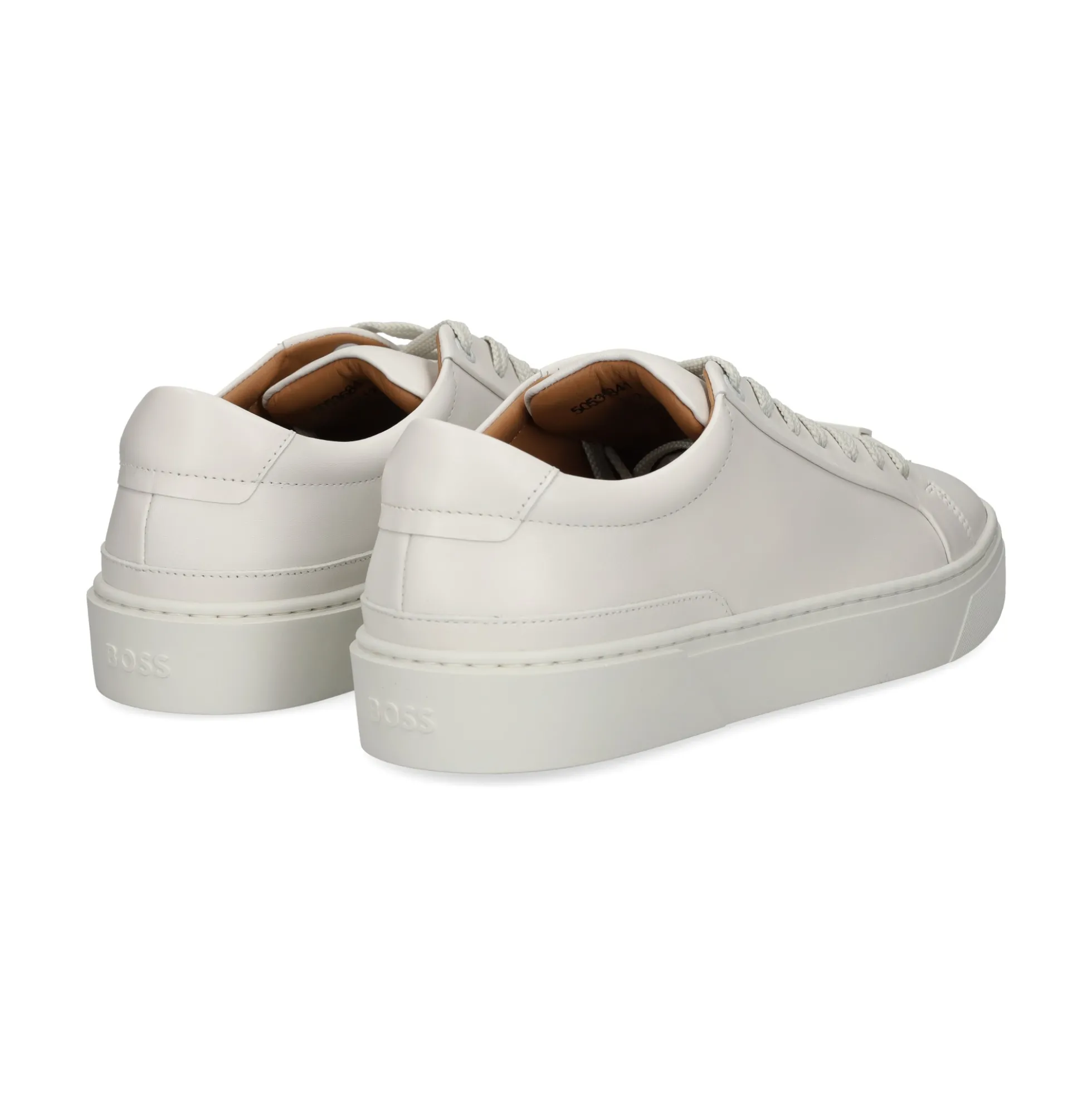 BOSS Zapatillas de Hombre Gary_Tenn_nalu_N 112 Open White