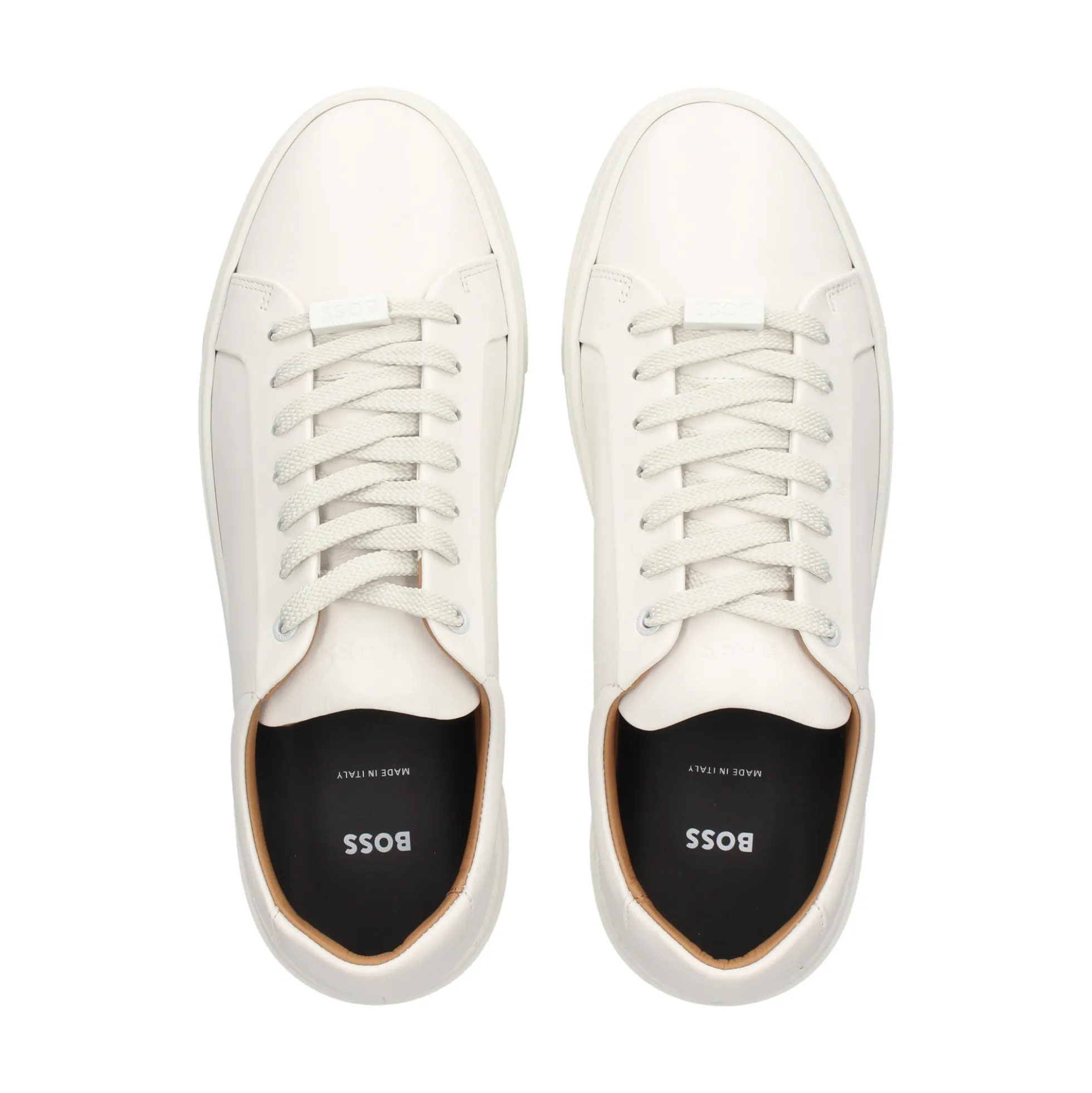 BOSS Zapatillas de Hombre Gary_Tenn_nalu_N 112 Open White