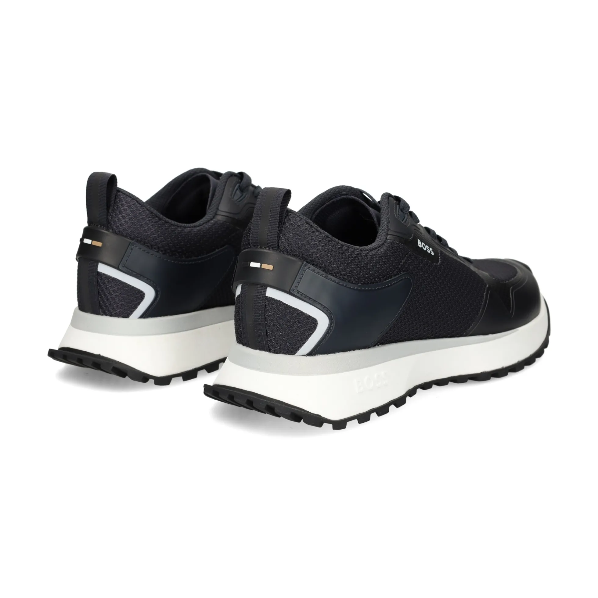 BOSS Zapatillas de Hombre Jonah_Runn_meth (286595) 406 DARK BLUE